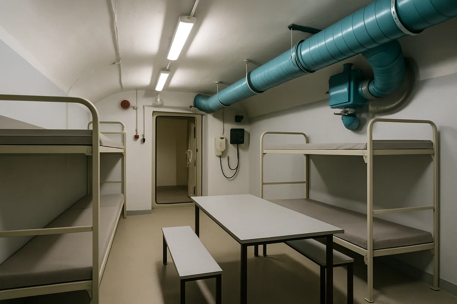 A family considering bomb shelter rental options for safety during emergencies.
