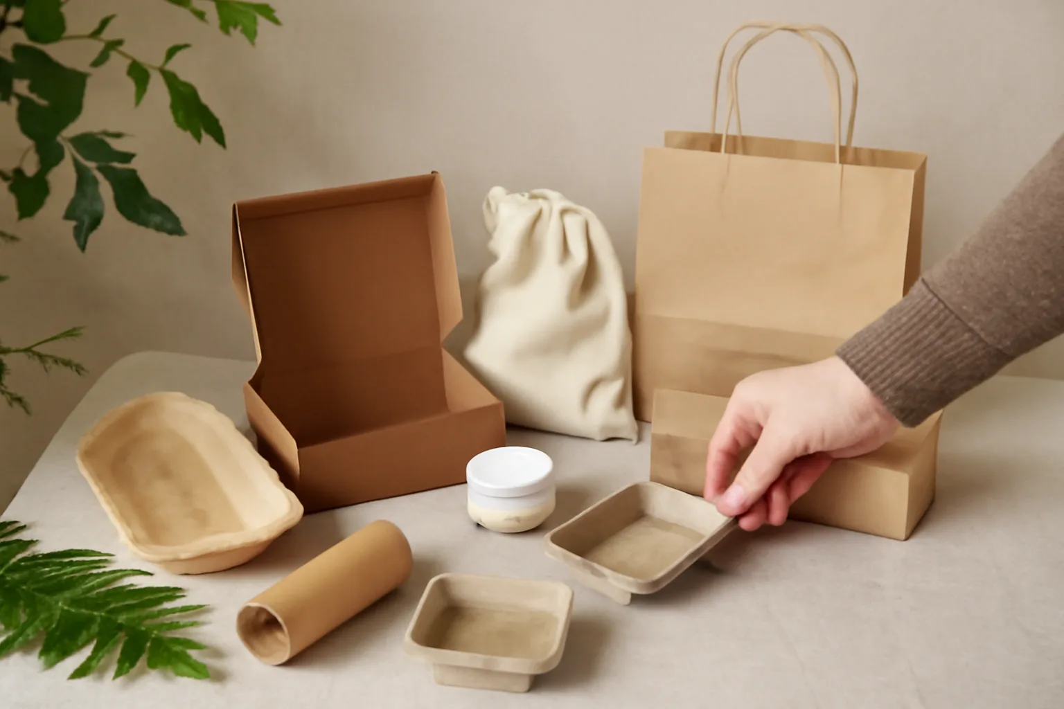 Eco-friendly food packaging materials and their benefits.