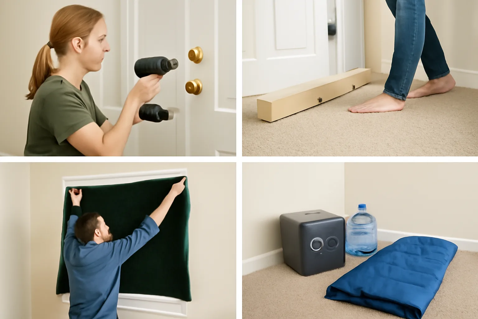 Visual representation of a safe room design.