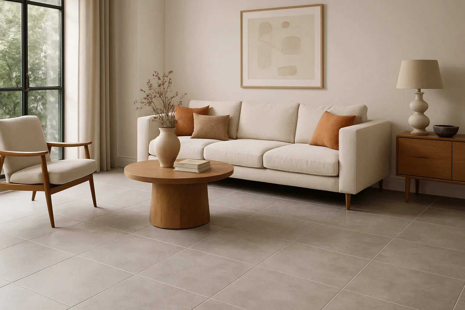 Ceramic tiles showcasing different textures and colors.