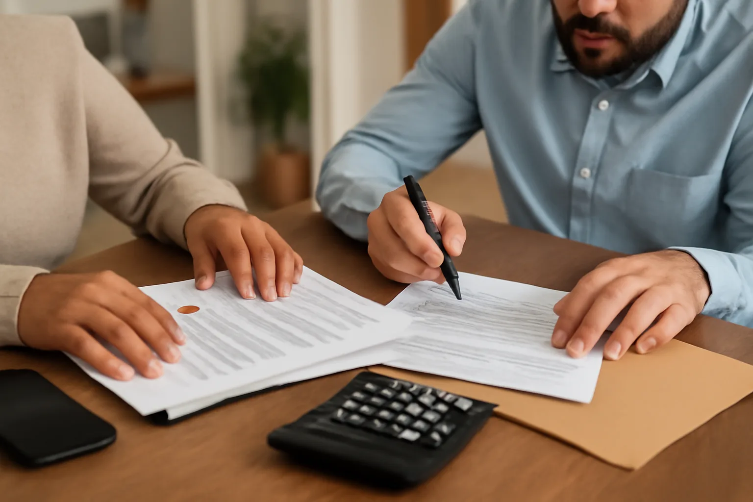 Tax refund process illustration.
