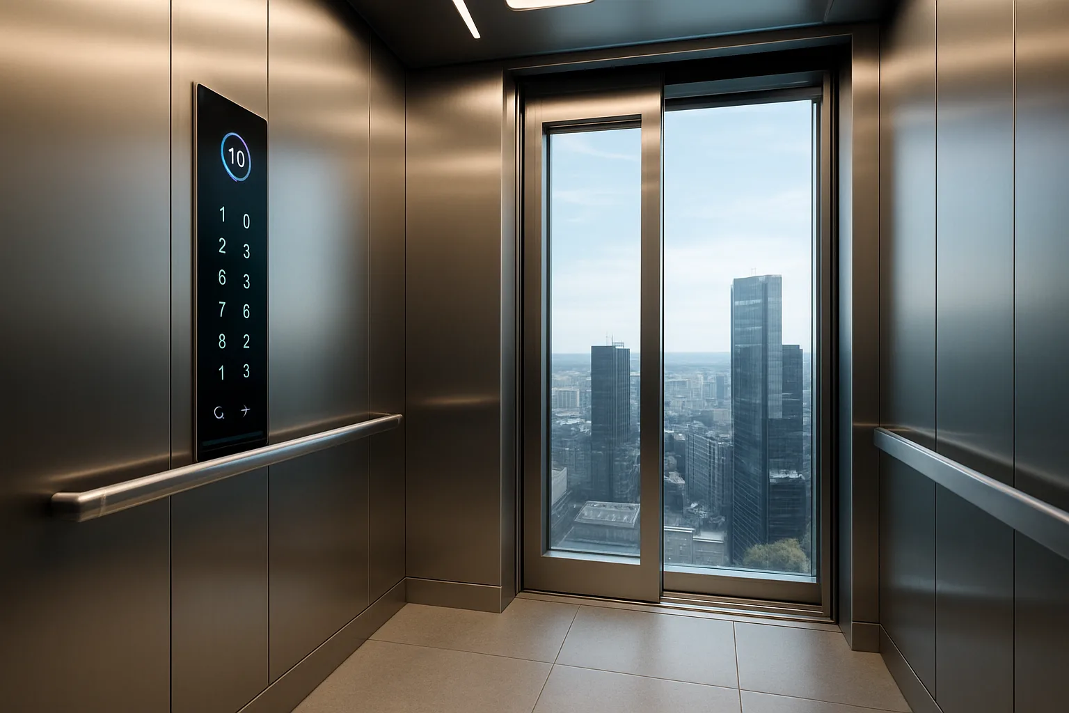 Elevator upgrade process infographic