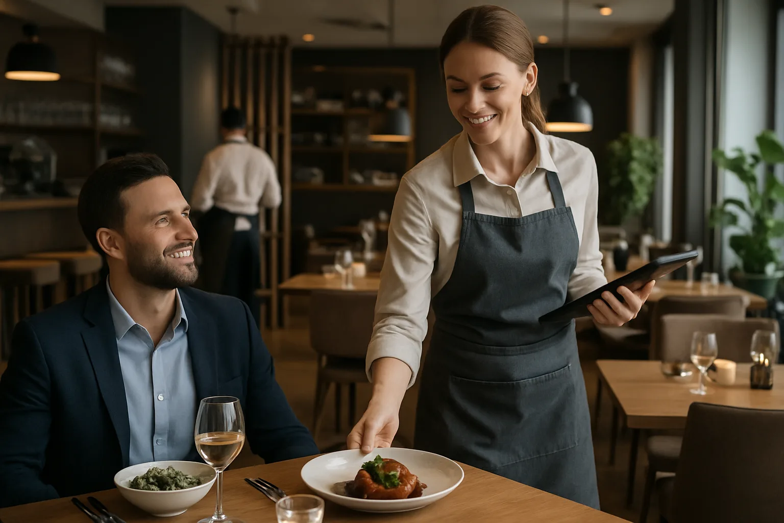 Disposable items for restaurants.