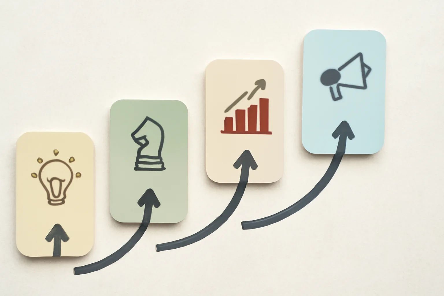 Business marketing strategies infographic.