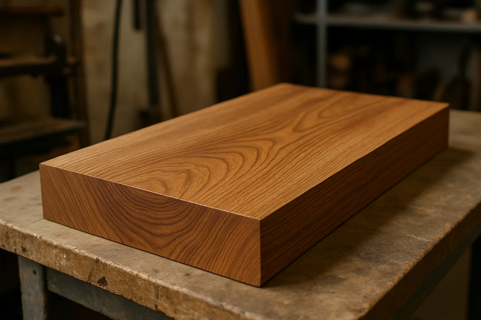 Different types of wooden boards showcasing their textures.