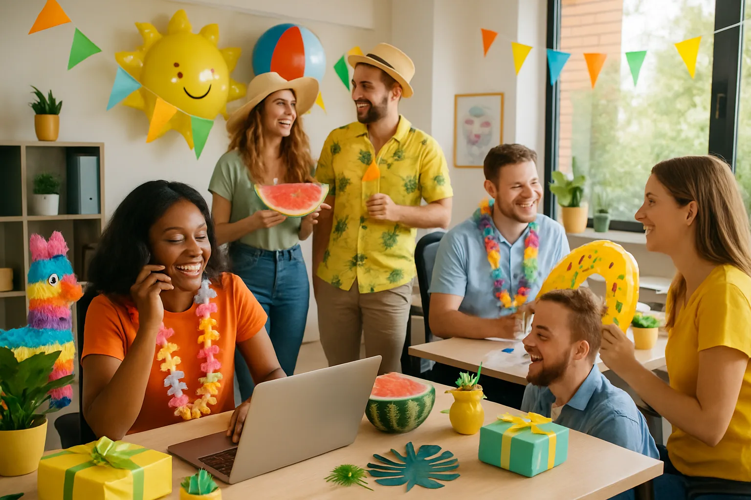 Summer gifts for employees.